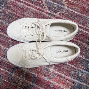 Madewell white Leather Sneakers